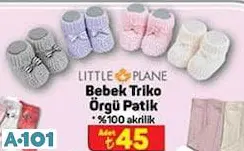 LİTTLE PLANE BEBEK TRİKO ÖRGÜ PATİK LİTTLE PLANE BEBEK TRİKO ÖRGÜ PATİK